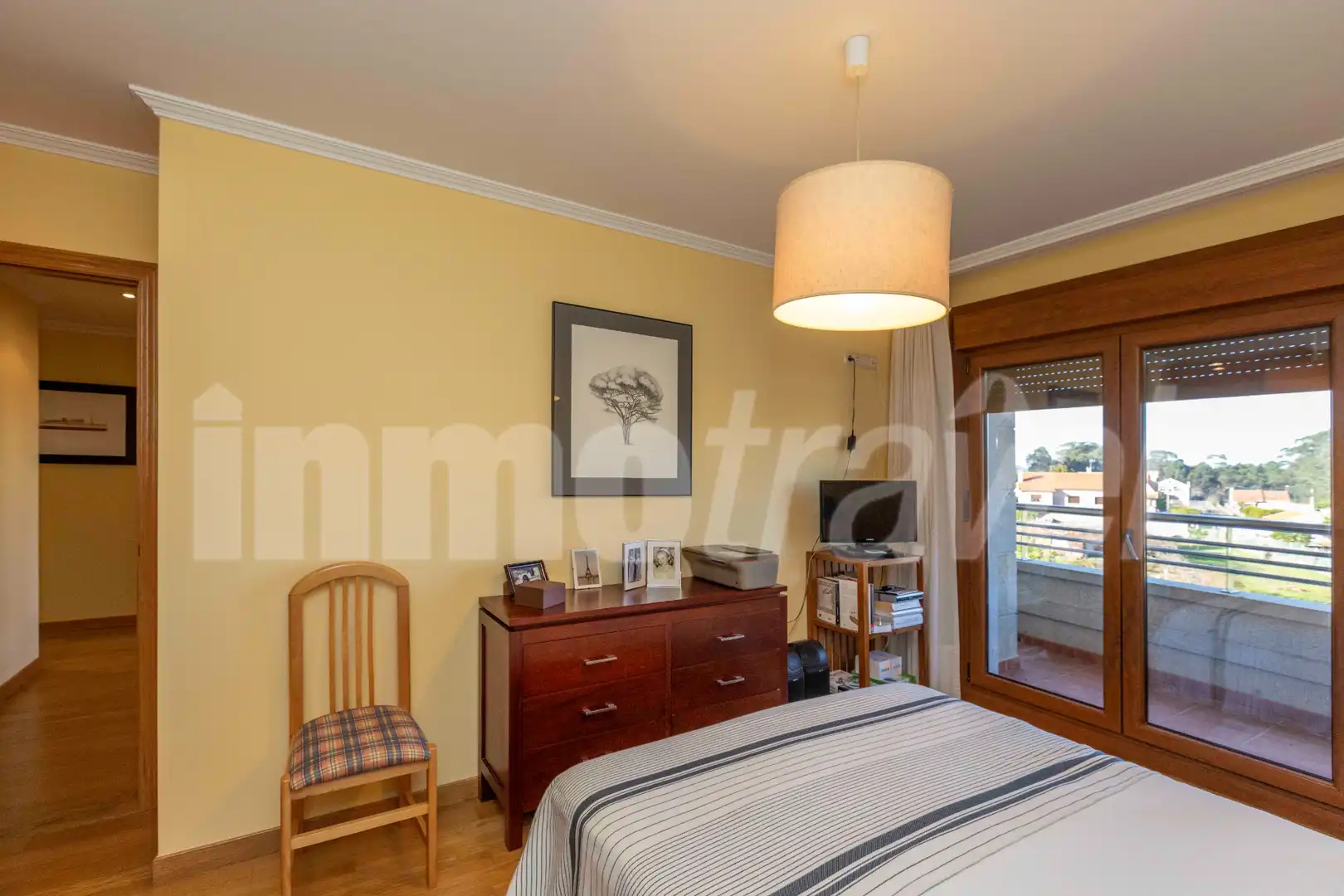 Habitación de Apartamento en venta en Sanxenxo con Parquet, Terraza y Trastero