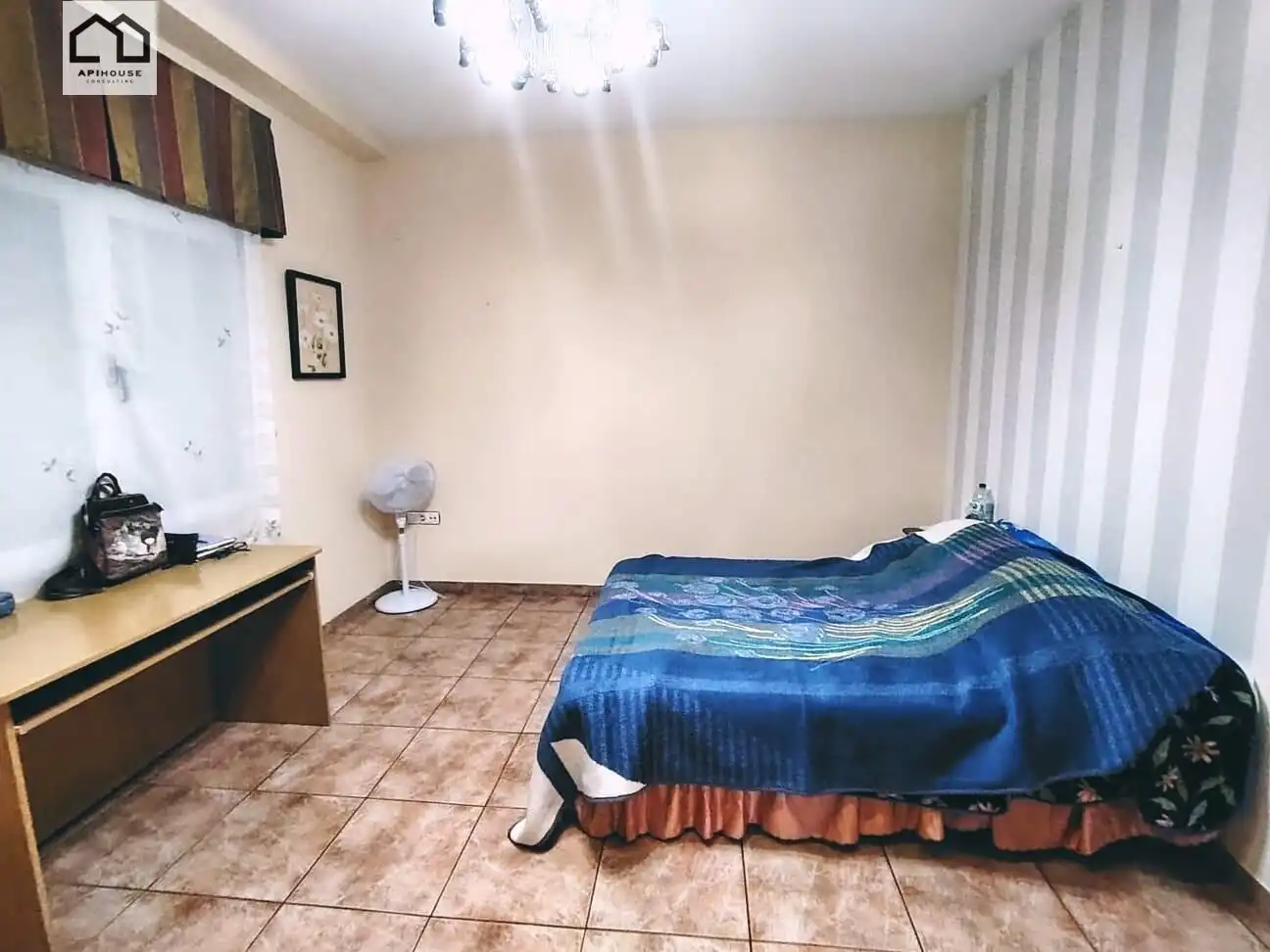 Bedroom of Houses for rent in La Font de la Figuera  with Air Conditioner, Terrace and Furnished
