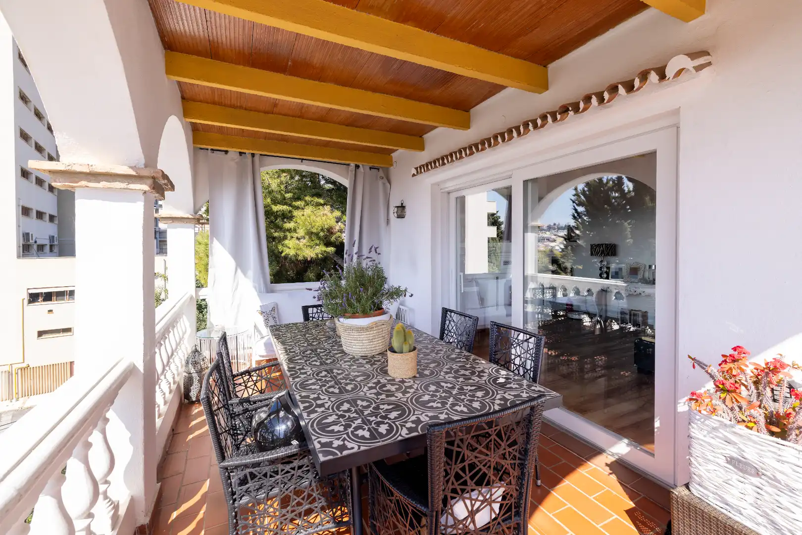 Terrassa de Casa o xalet en venda en Málaga amb Aire condicionat, Calefacció i Jardí privat
