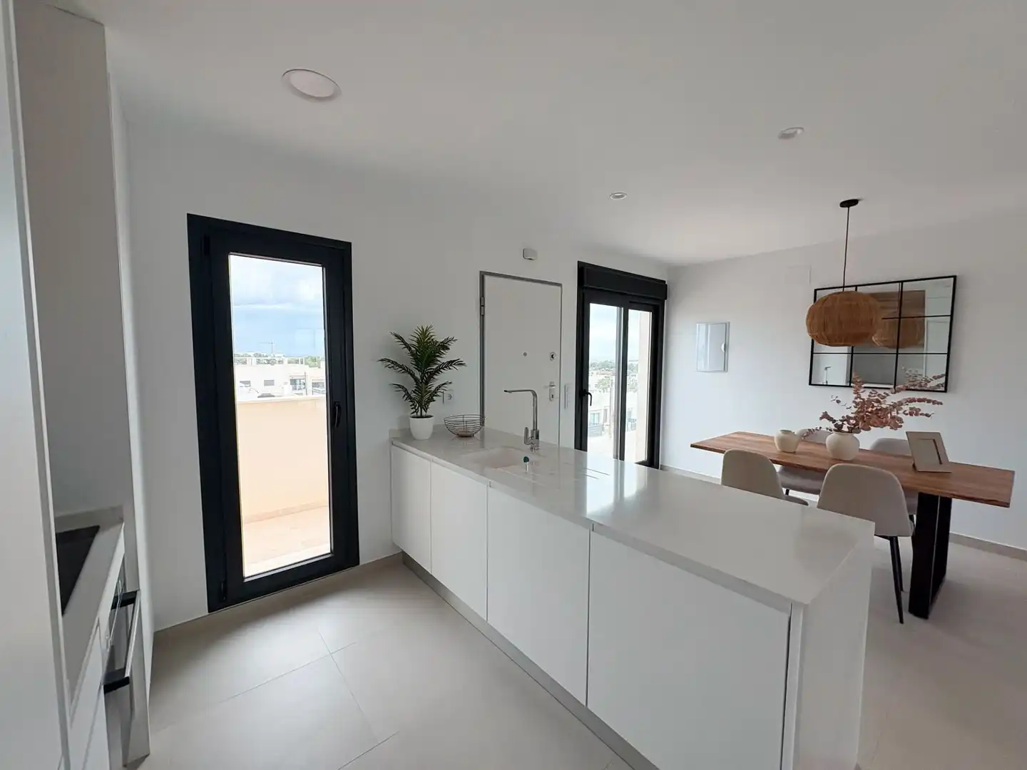 Kitchen of Flat for rent in Pilar de la Horadada  with Air Conditioner, Heating and Terrace