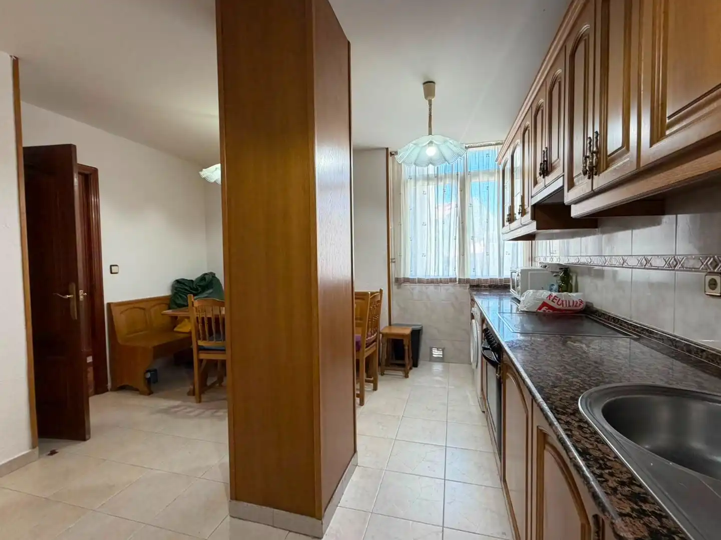 Kitchen of Flat for sale in A Coruña Capital   with Heating
