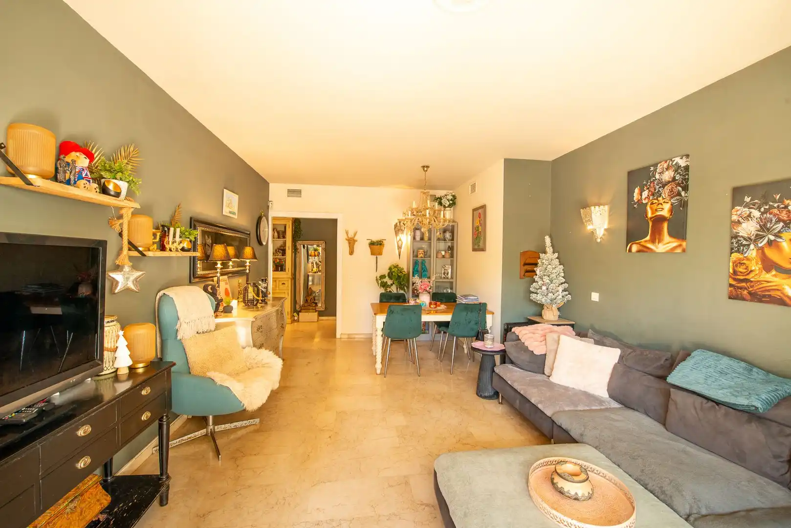 Sala d'estar de Apartament en venda en Marbella amb Terrassa