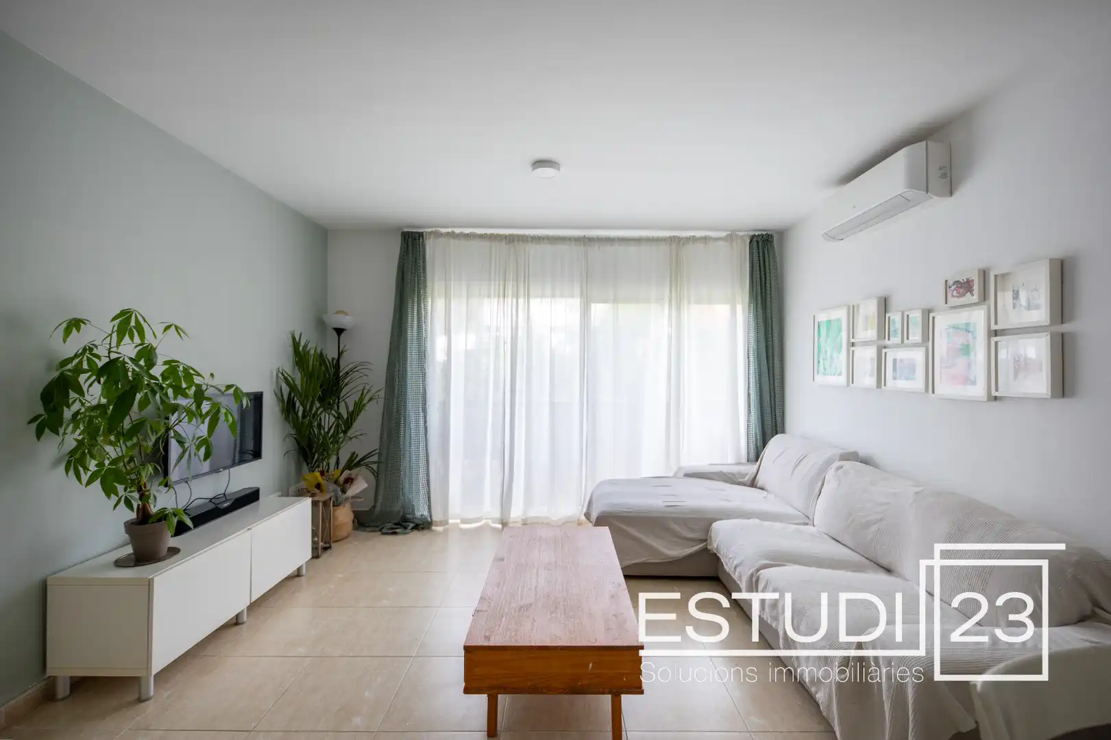 Sala de estar de Piso en venta en Dosrius con Calefacción