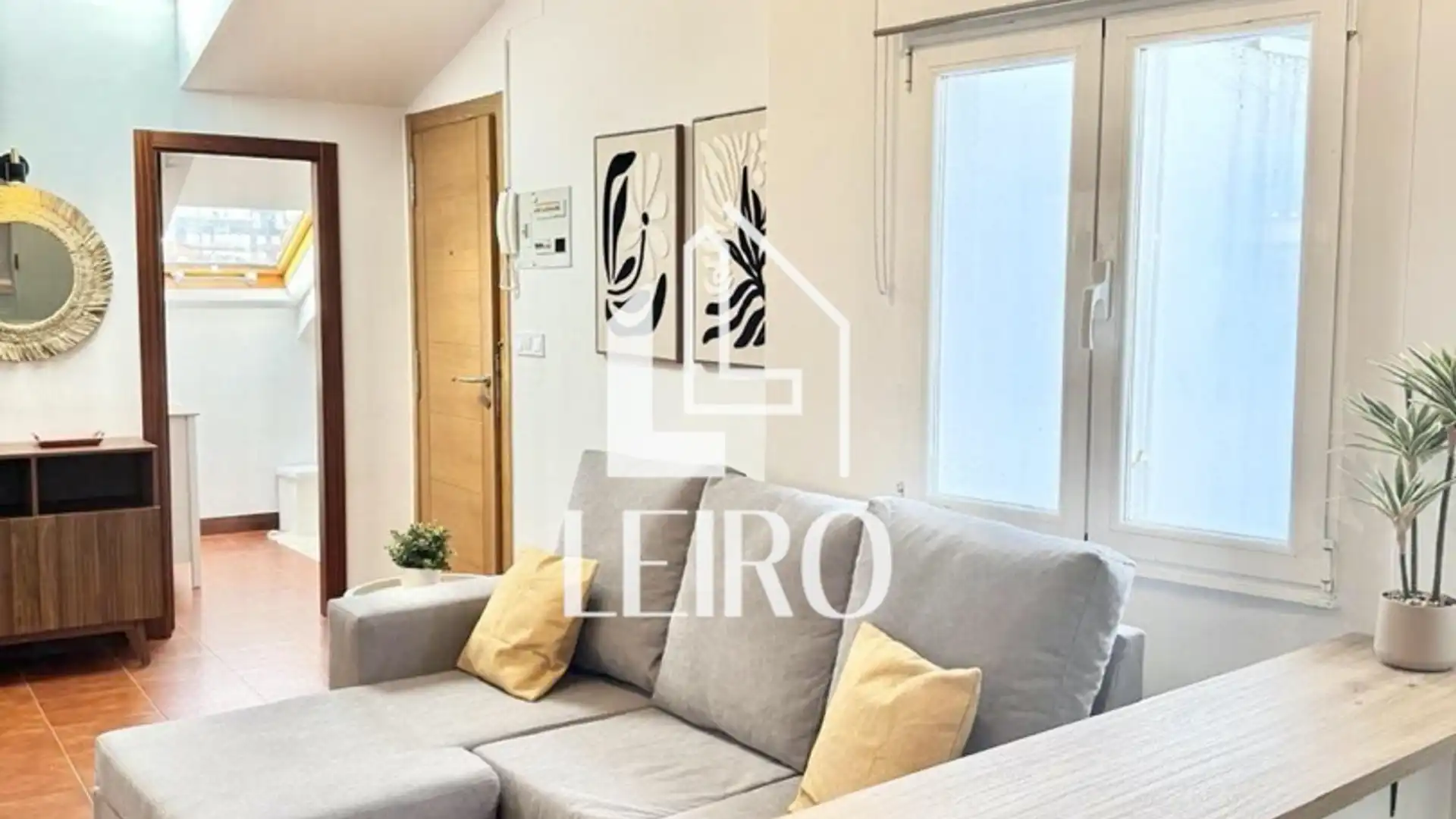 Sala d'estar de Àtic en venda en Vilagarcía de Arousa amb Calefacció i Moblat