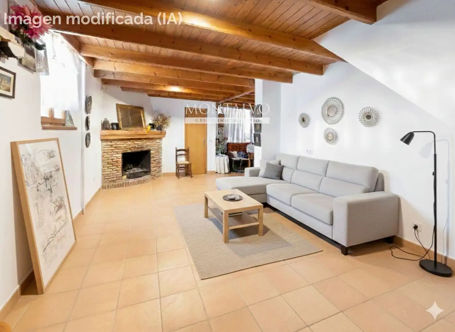Sala de estar de Casa o chalet en venta en Gójar con Calefacción y Piscina
