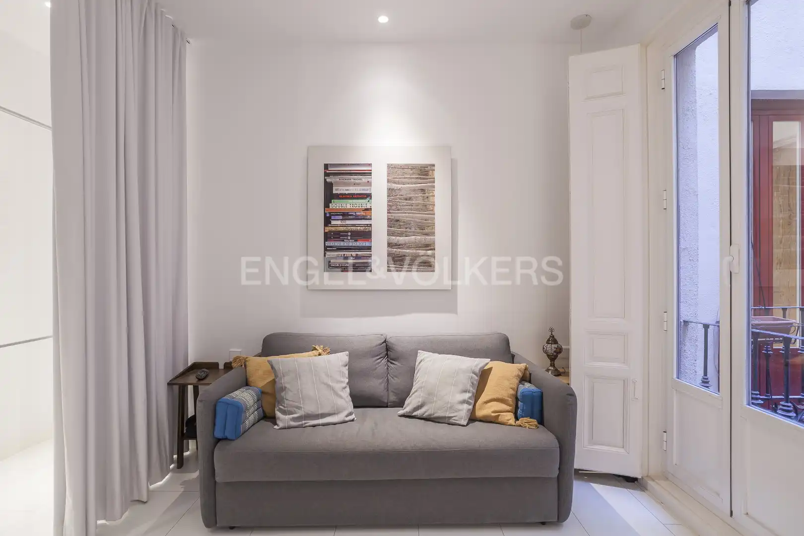 Sala d'estar de Pis de lloguer en Madrid amb Aire condicionat, Calefacció i Moblat