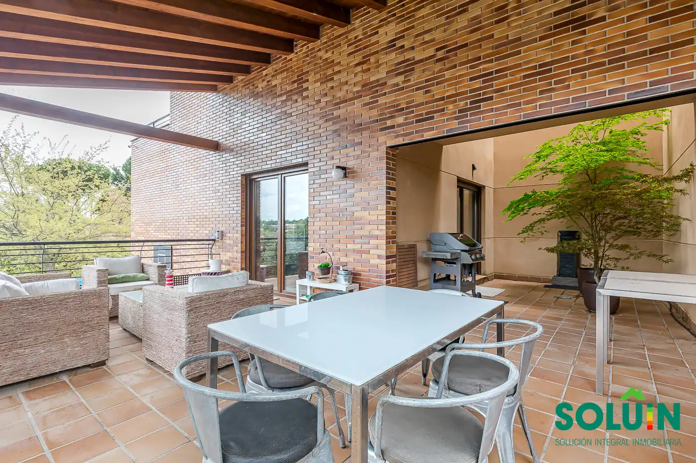 Terrassa de Casa o xalet en venda en Torrelodones amb Aire condicionat, Calefacció i Jardí privat