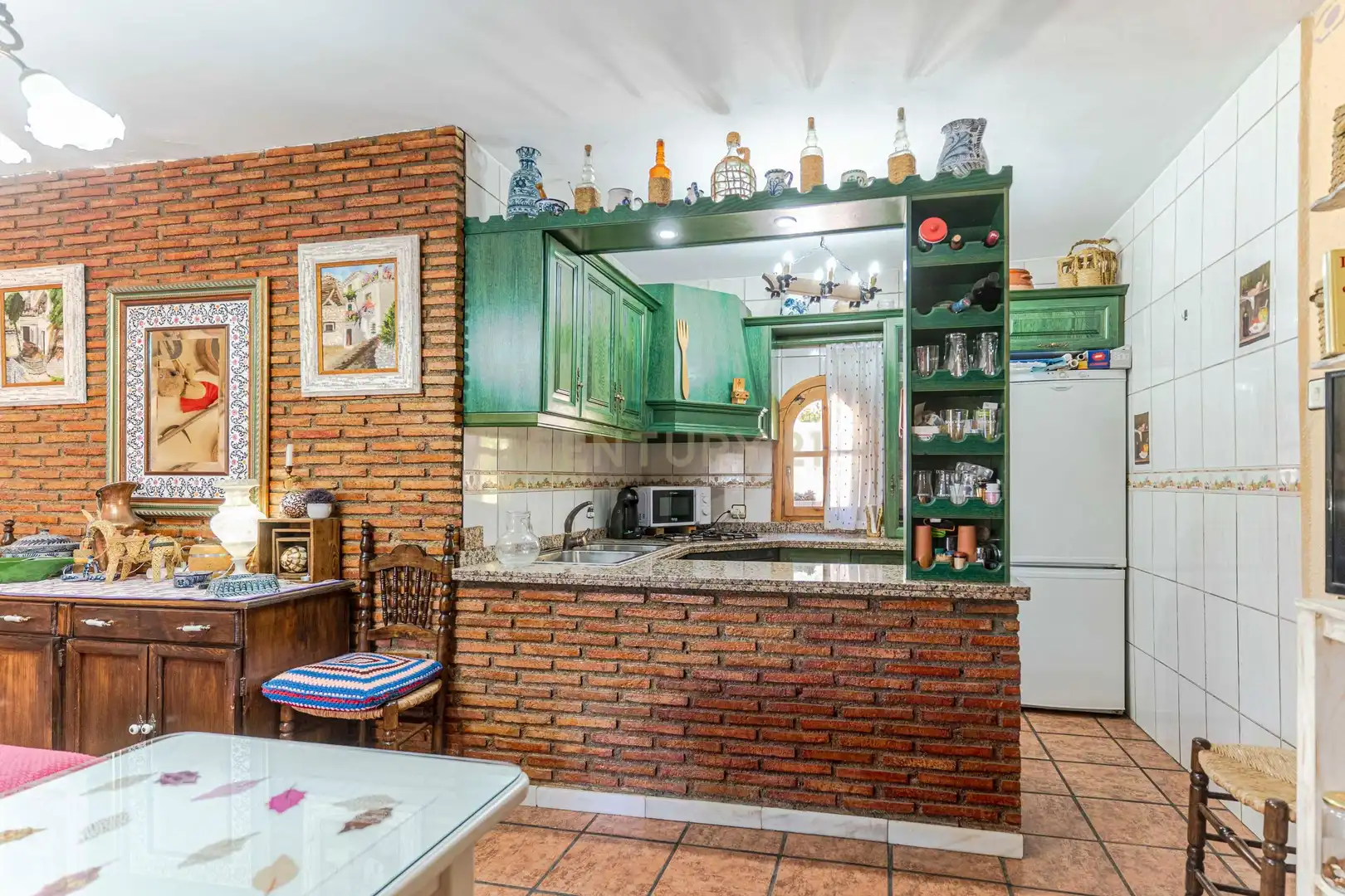 Cocina de Casa o chalet en venta en Güéjar Sierra con Jardín privado, Trastero y Piscina