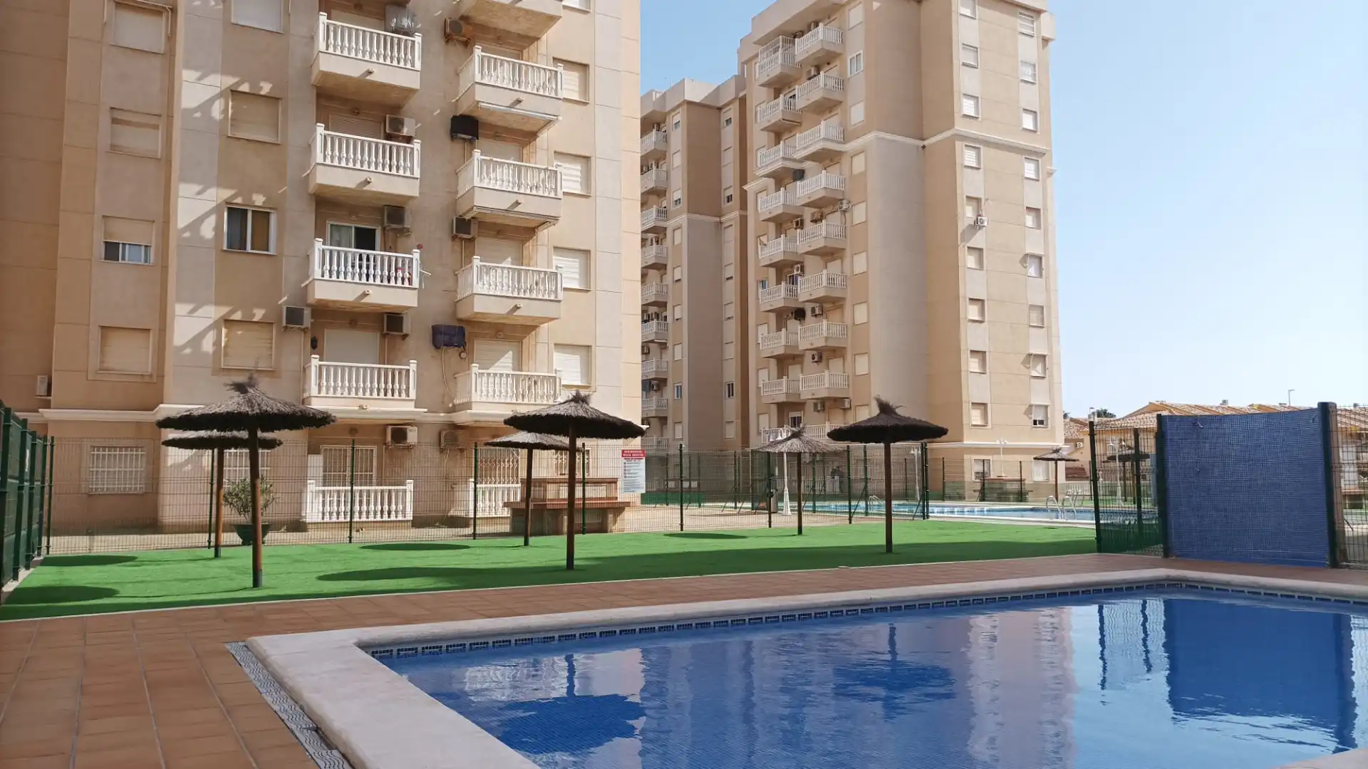 Swimming pool of Flat for rent in Cartagena  with Furnished, Oven and Washing machine