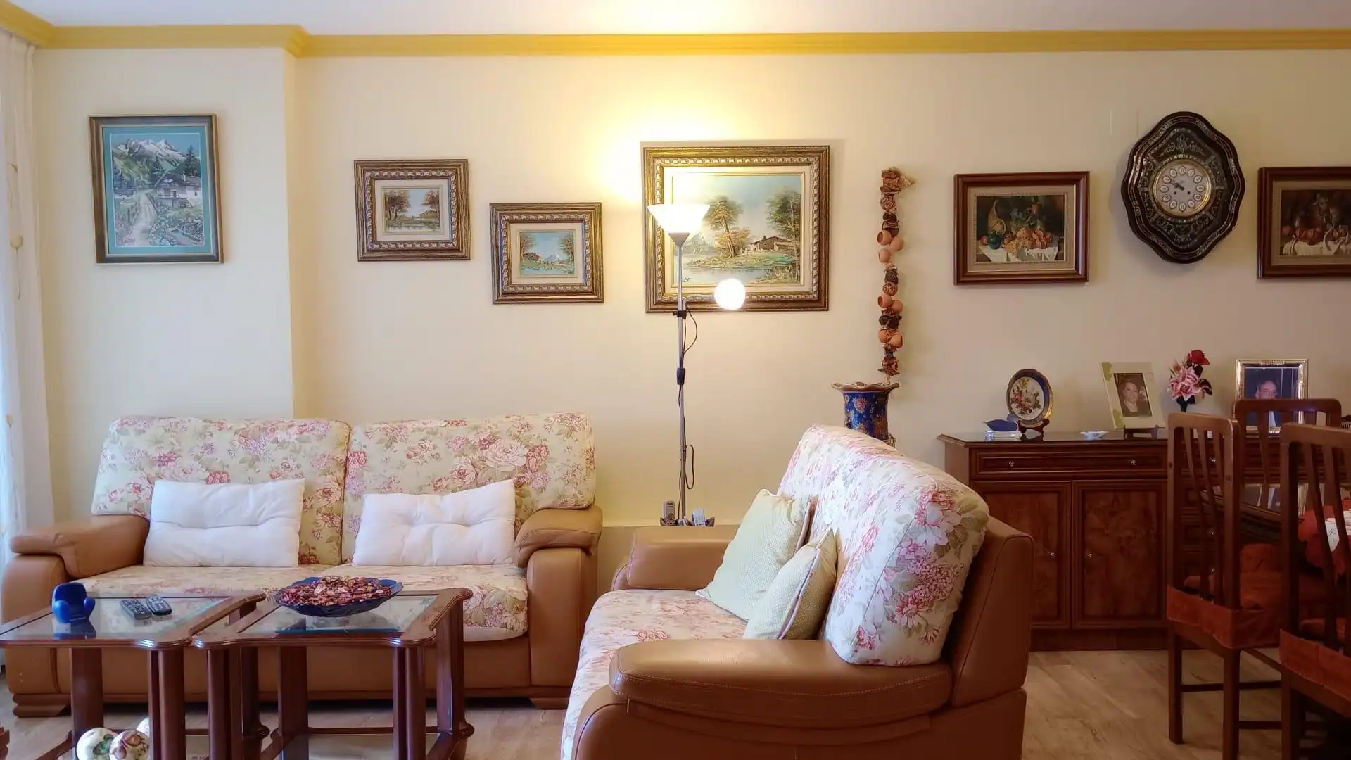 Sala de estar de Piso en venta en Benidorm con Aire acondicionado, Calefacción y Jardín privado