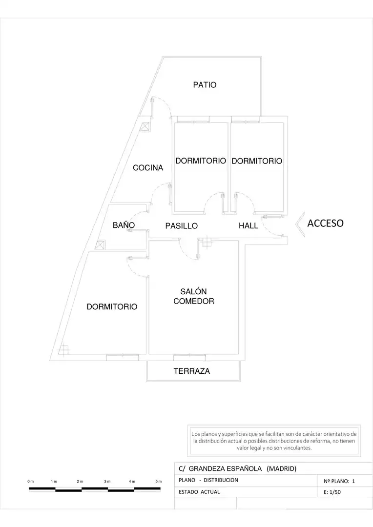 Piso en venta en Madrid con Parquet y Terraza