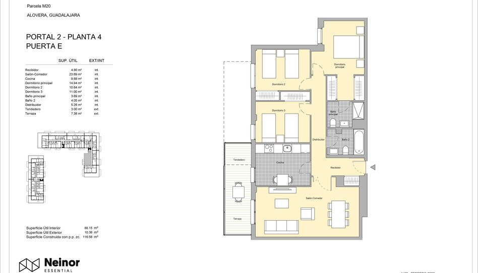 Foto 1 de Piso en venta en Avenida Castilla, Alovera, Guadalajara