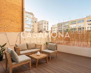 Terrace of Apartment to rent in  Barcelona Capital  with Air Conditioner, Heating and Terrace