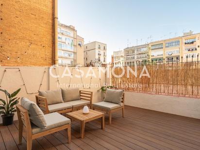 Terrace of Apartment to rent in  Barcelona Capital  with Air Conditioner, Heating and Terrace