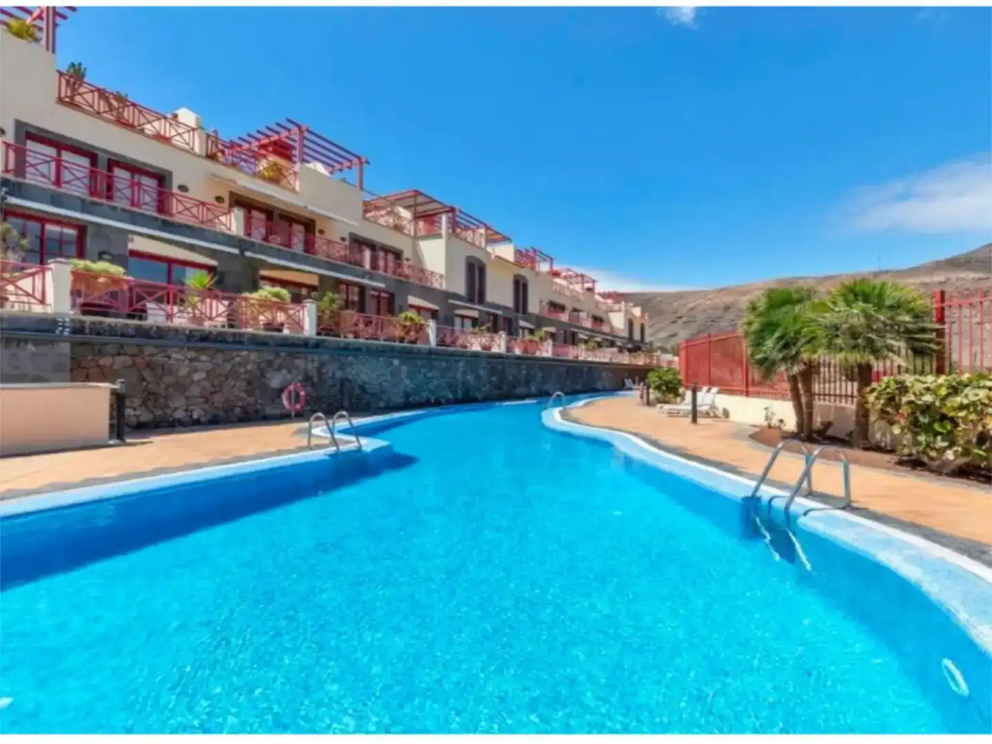 Exterior view of Flat for sale in Pájara  with Private garden, Swimming Pool and Furnished