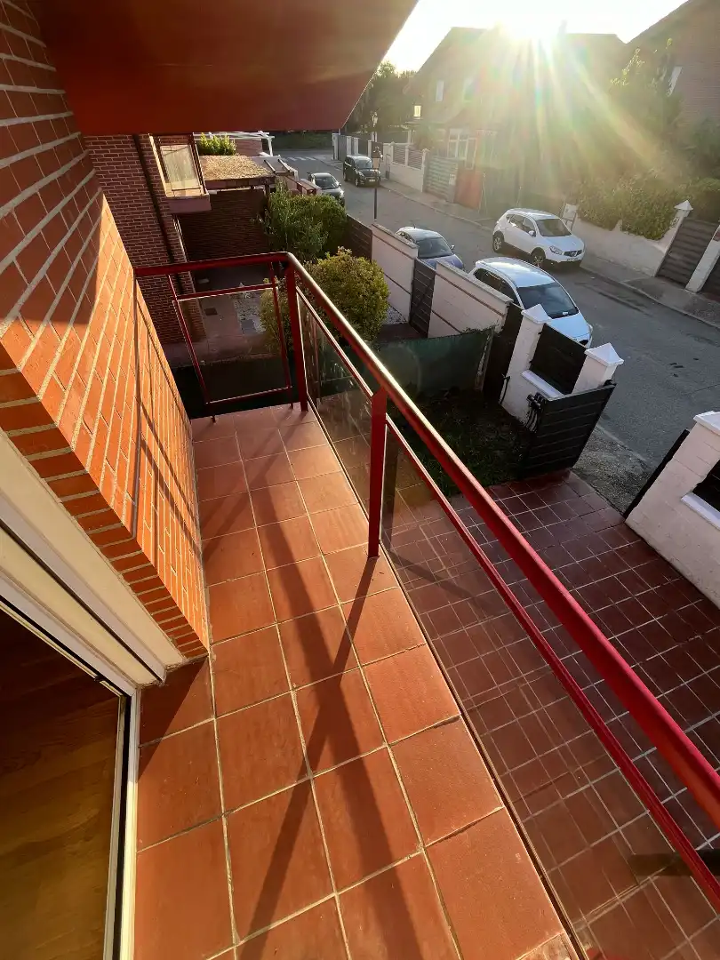 Terrassa de Casa o xalet en venda en Renedo de Esgueva amb Calefacció, Jardí privat i Parquet
