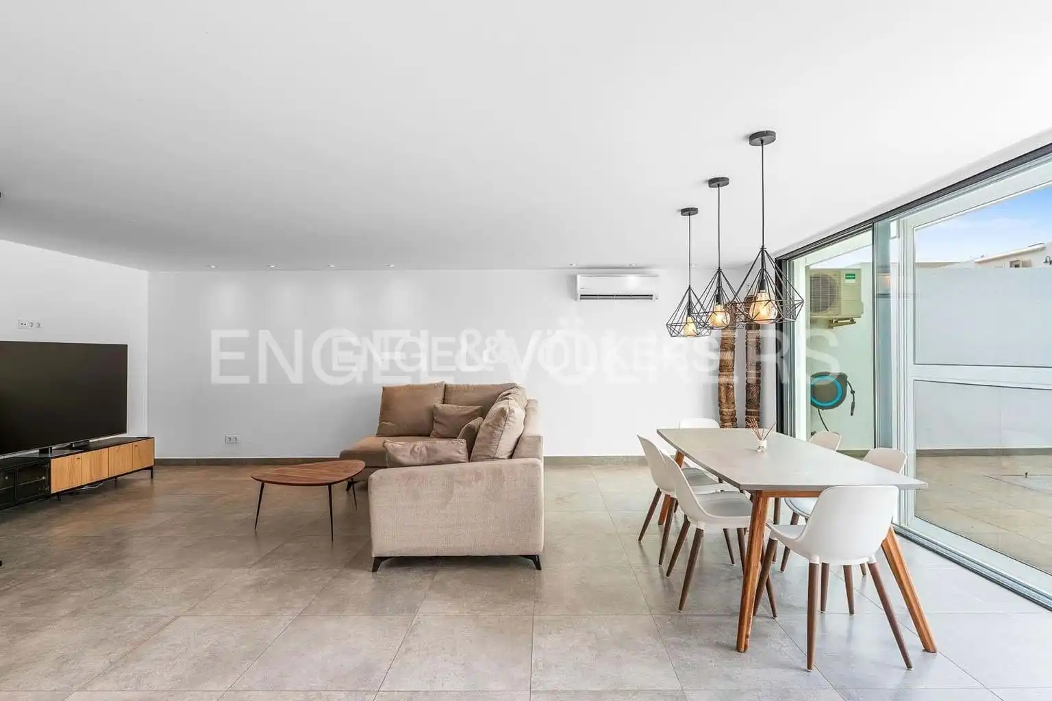 Sala de estar de Casa o chalet en venta en Arona con Aire acondicionado, Terraza y Piscina