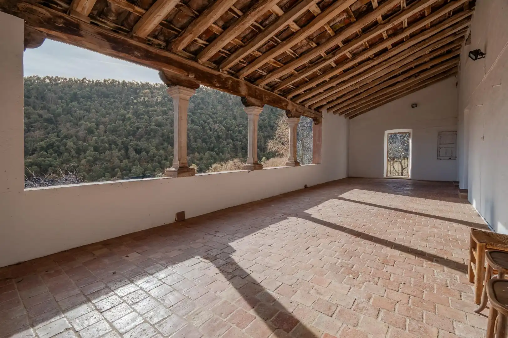 Terraza de Piso de alquiler en La Vall de Bianya con Calefacción, Jardín privado y Terraza
