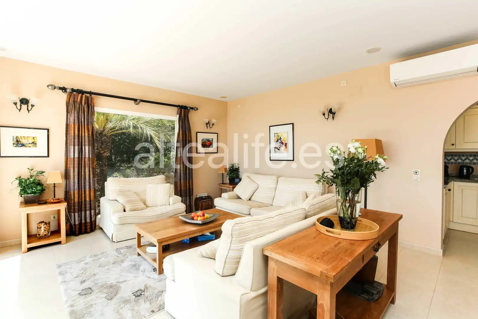 Living room of Houses for sale in Altea  with Air Conditioner, Heating and Private garden