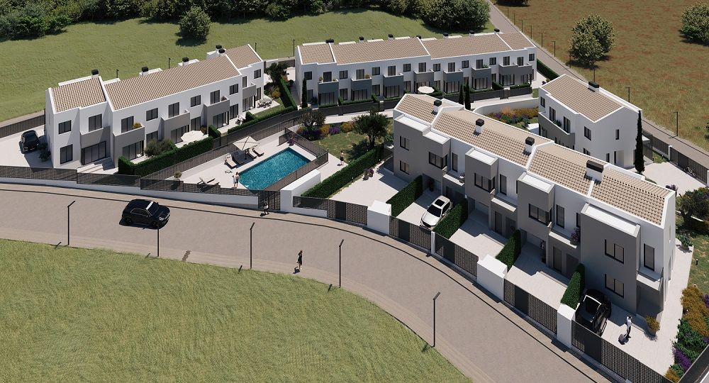 Vista exterior de Casa o xalet en venda en Villalbilla amb Jardí privat i Piscina comunitària