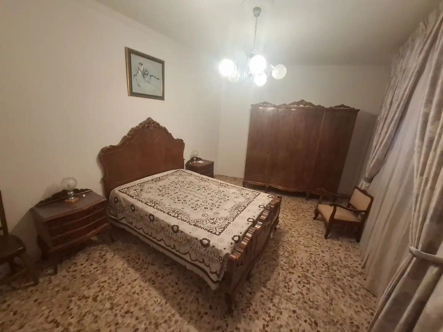 Habitación de Casa adosada en venta en Carrión de Calatrava con Calefacción, Terraza y Trastero
