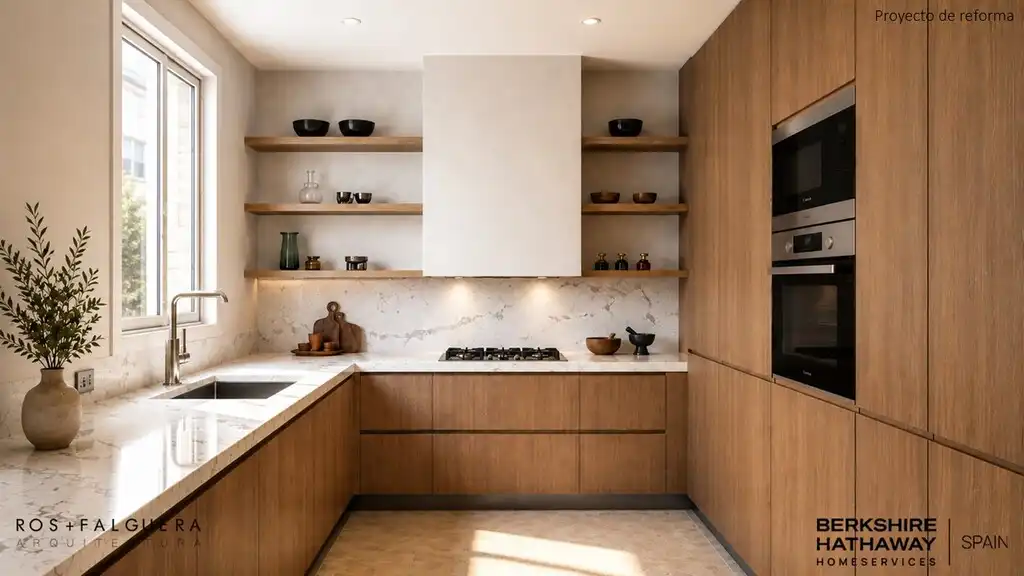 Cocina de Ático en venta en Barcelona con Aire acondicionado, Calefacción y Parquet