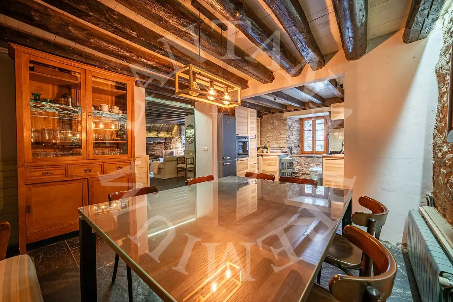 Cocina de Finca rústica en venta en Vielha e Mijaran con Calefacción, Jardín privado y Parquet