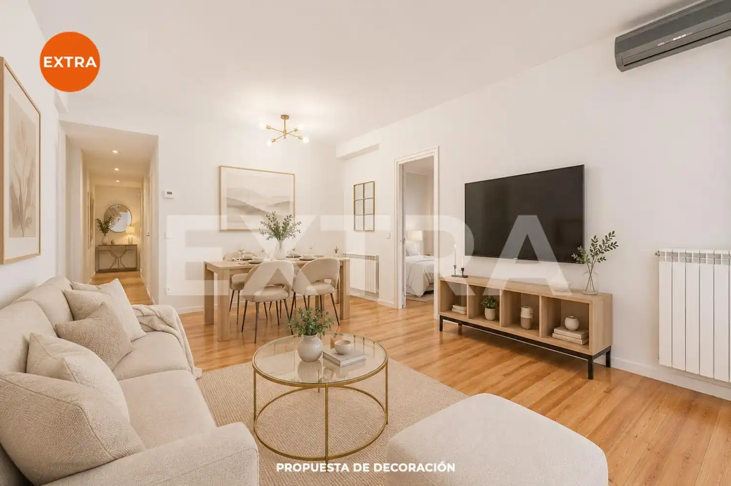 Living room of Flat for sale in Madrid  with Air Conditioner, Heating and Terrace