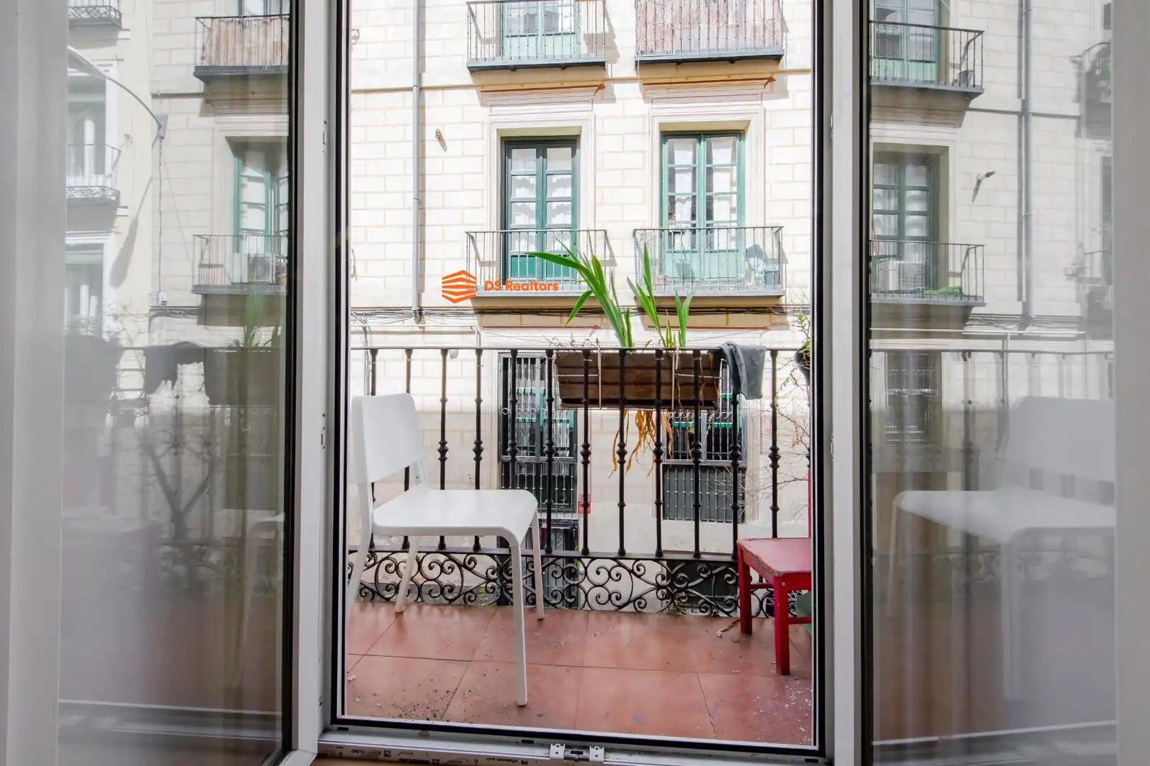 Terrasse von Wohnung zur Miete in Madrid mit Heizung, Möbliert und Balkon