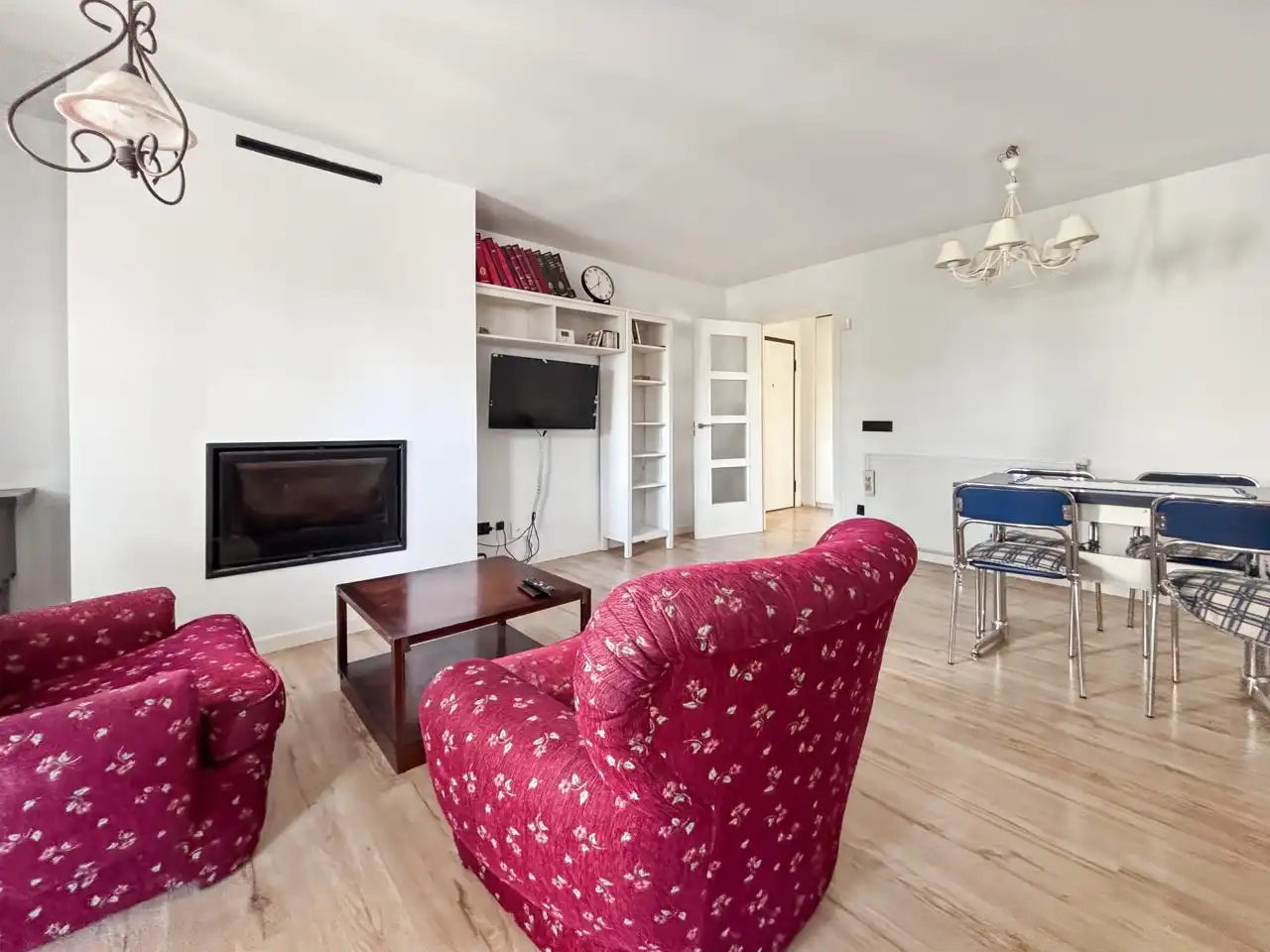 Living room of Flat for sale in Collado Villalba  with Heating, Terrace and Swimming Pool