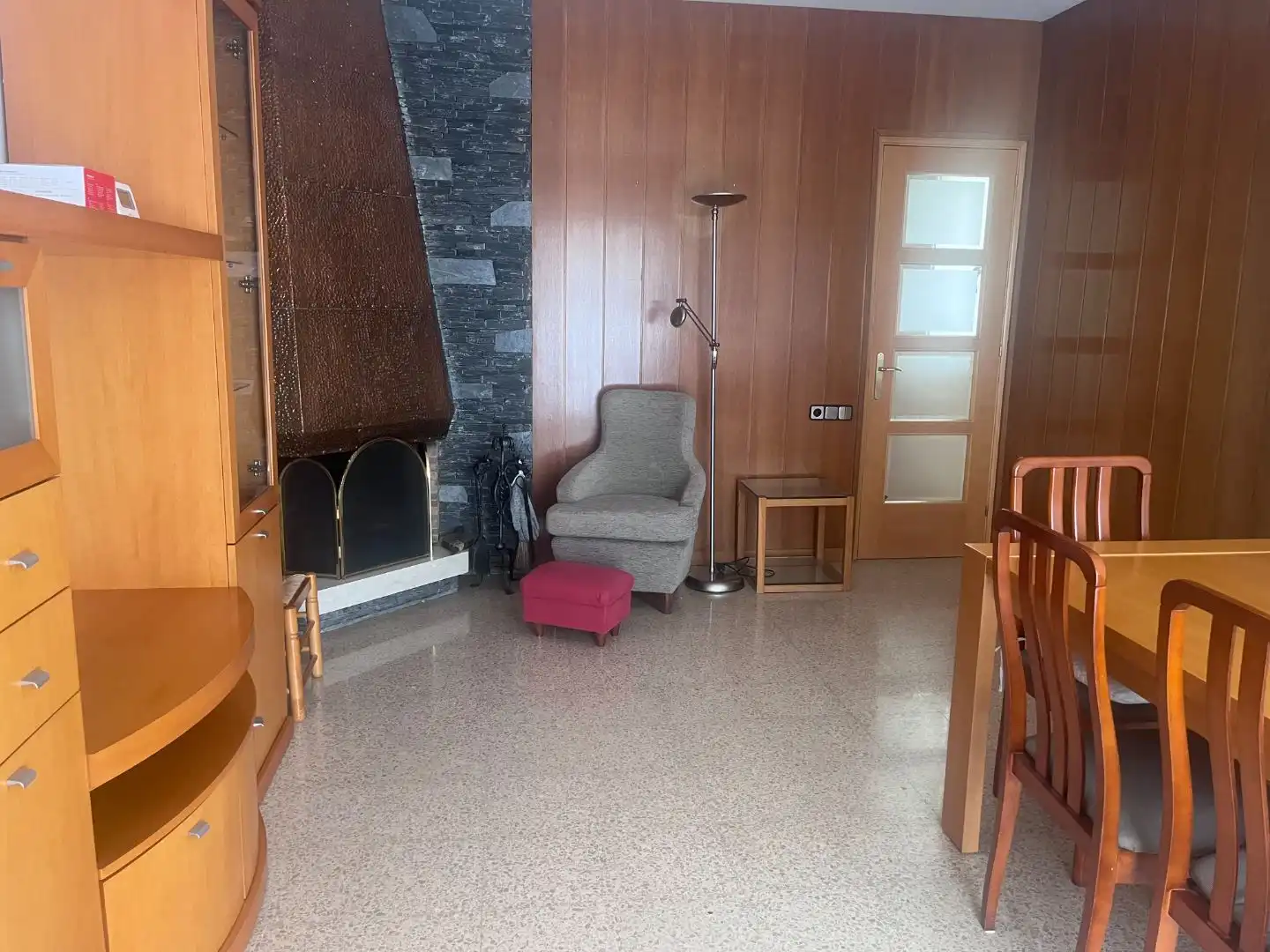 Sala de estar de Piso de alquiler en Terrassa con Aire acondicionado y Terraza