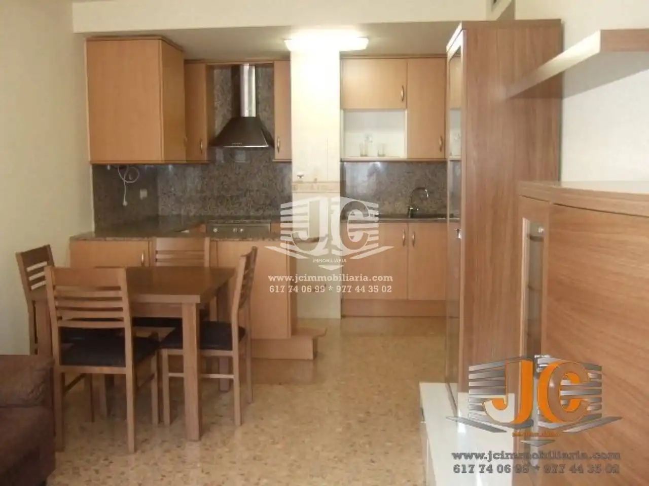 Kitchen of Flat for rent in Tortosa  with Air Conditioner, Terrace and Furnished