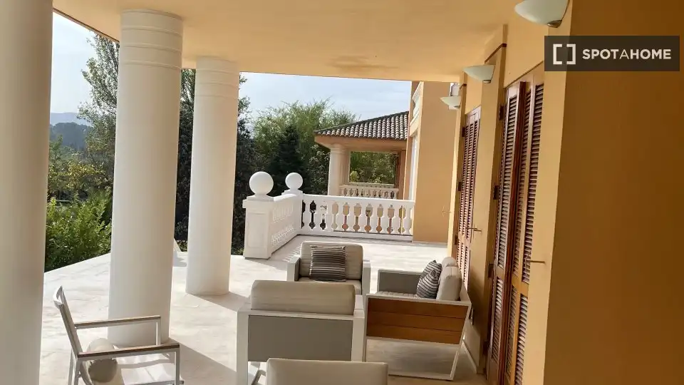 Terraza de Apartamento para compartir en Alicante / Alacant con Aire acondicionado y Terraza
