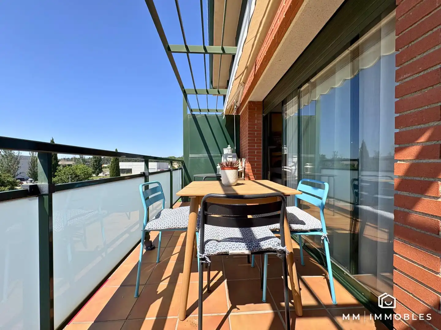 Terrasse von Dachboden zum Verkauf in La Garriga mit Klimaanlage, Heizung und Abstellraum