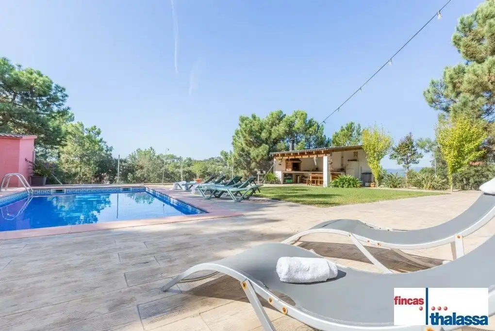 Swimming pool of Houses for sale in Lloret de Mar  with Air Conditioner, Private garden and Storage room