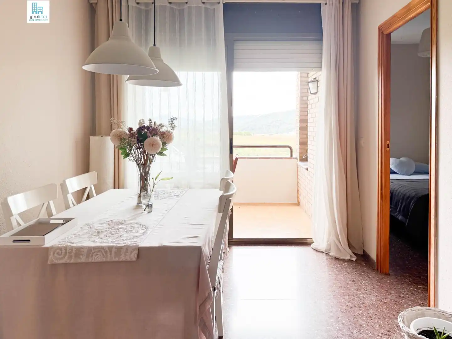 Esszimmer von Dachboden zum Verkauf in Blanes mit Terrasse