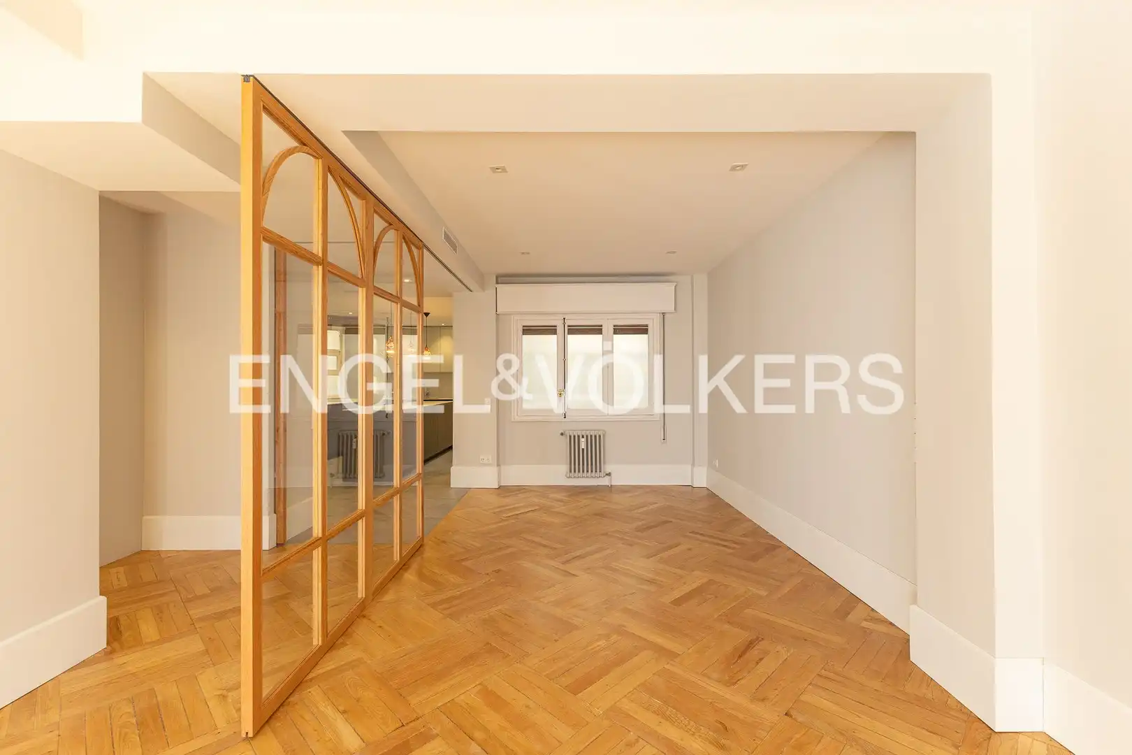 Esszimmer von Wohnung zur Miete in Madrid mit Klimaanlage, Heizung und Parkett