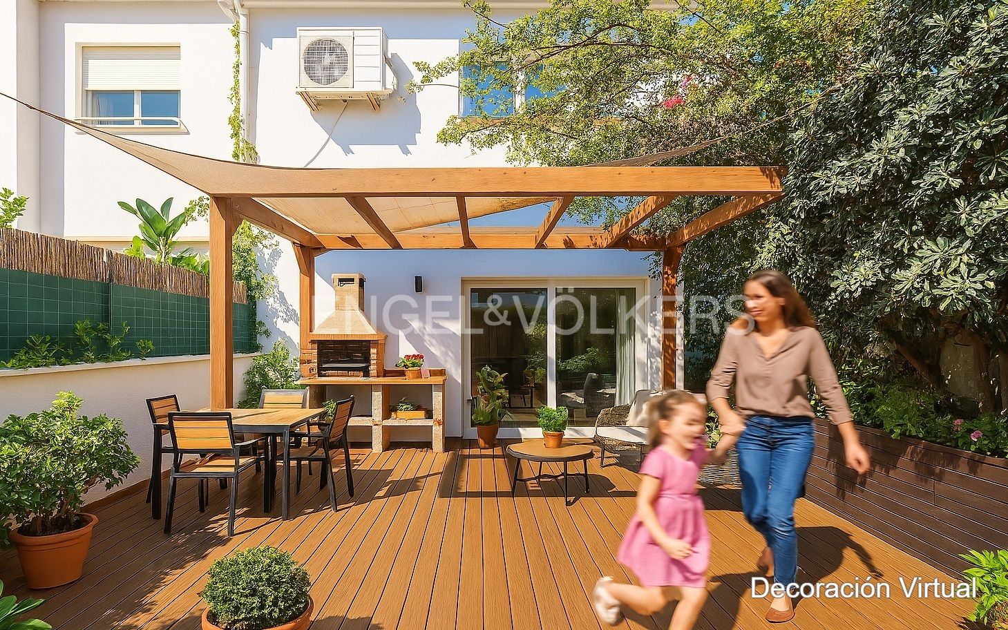 Terrassa de Casa o xalet en venda en  Barcelona Capital amb Aire condicionat, Calefacció i Terrassa