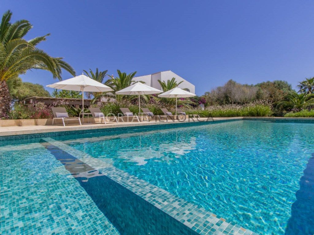 Piscina de Finca rústica en venda en Sant Lluís amb Aire condicionat, Jardí privat i Terrassa