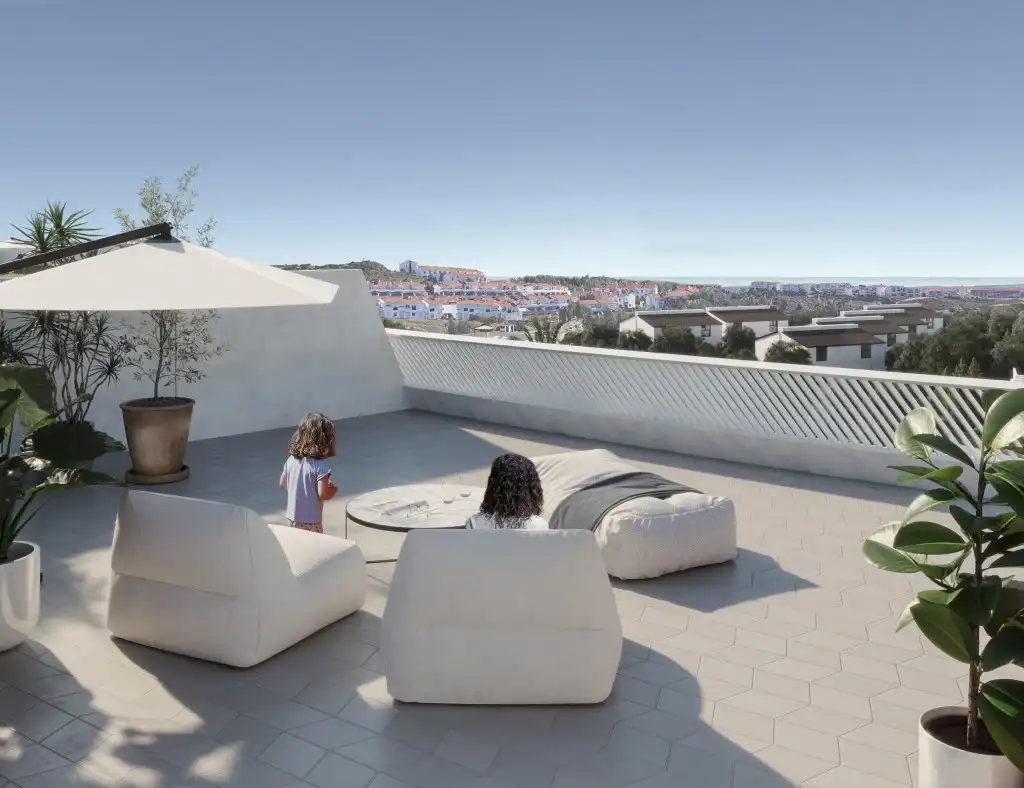 Apartment with pool for sale in Mijas pueblo
