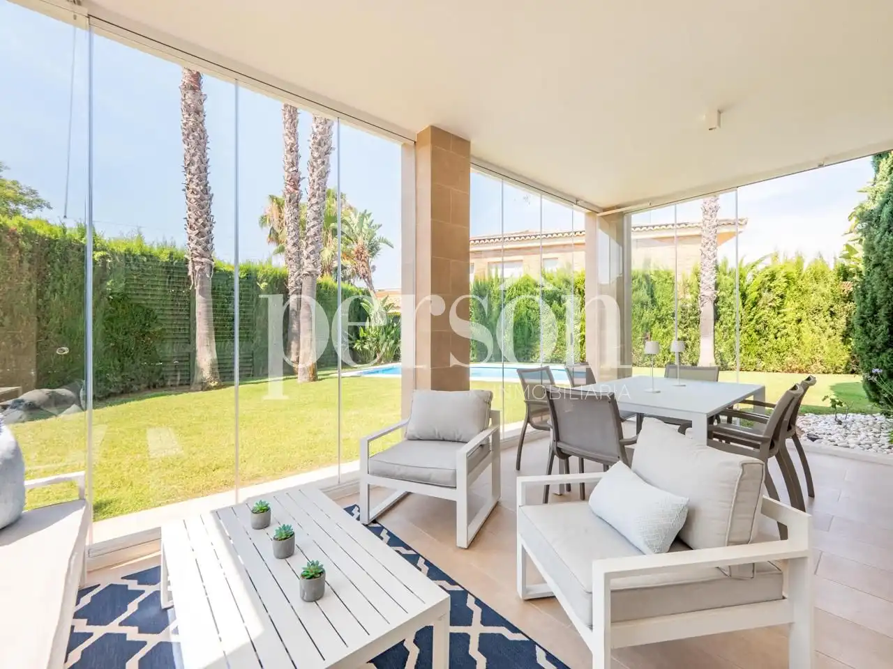 Terrassa de Casa o xalet en venda en Bétera amb Aire condicionat, Calefacció i Jardí privat