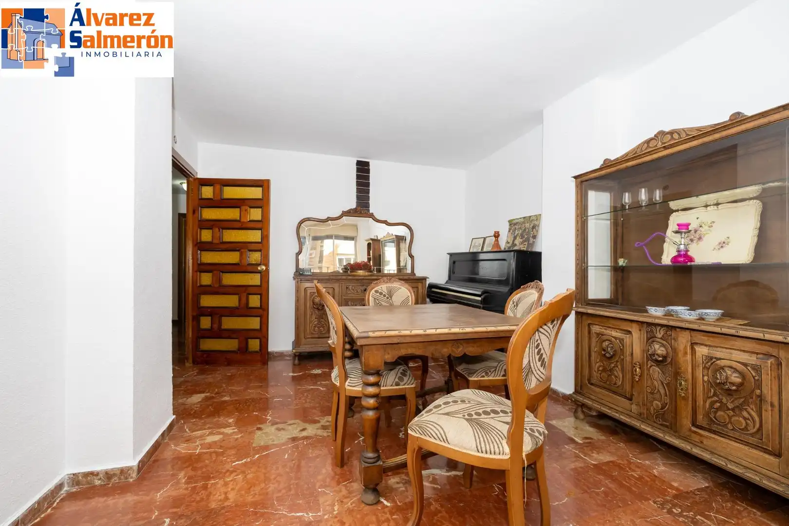 Esszimmer von Wohnung zur Miete in Granada mit Heizung, Terrasse und Möbliert