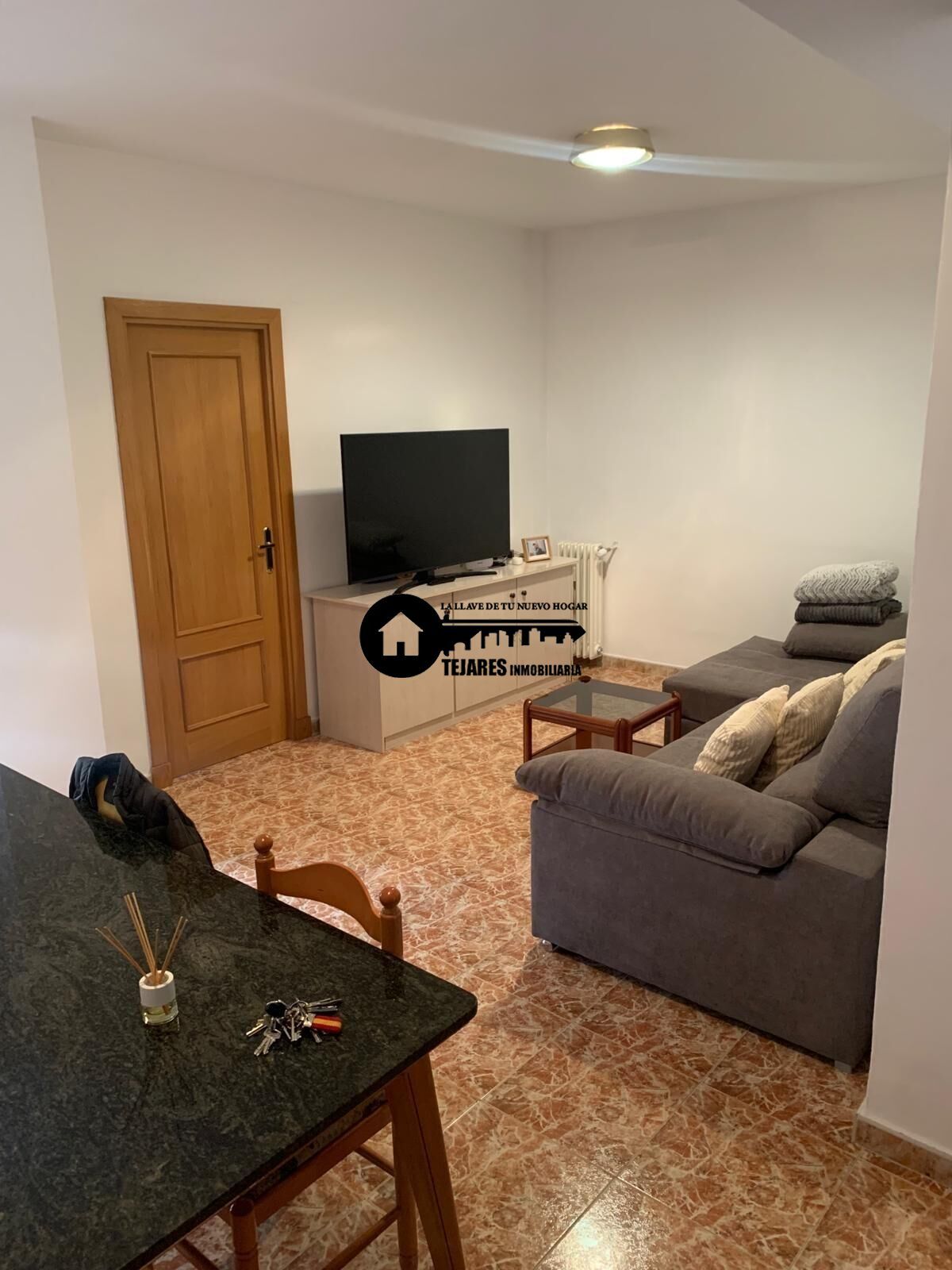 Sala d'estar de Pis de lloguer en  Albacete Capital amb Calefacció i Balcó