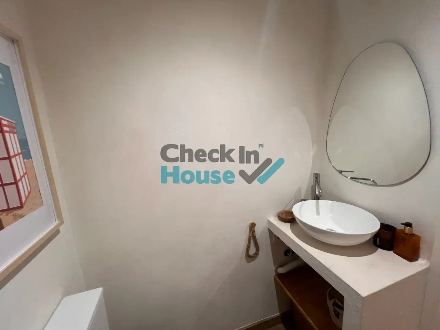 Bany de Apartament de lloguer en Sant Feliu de Guíxols amb Moblat, Forn i Rentadora