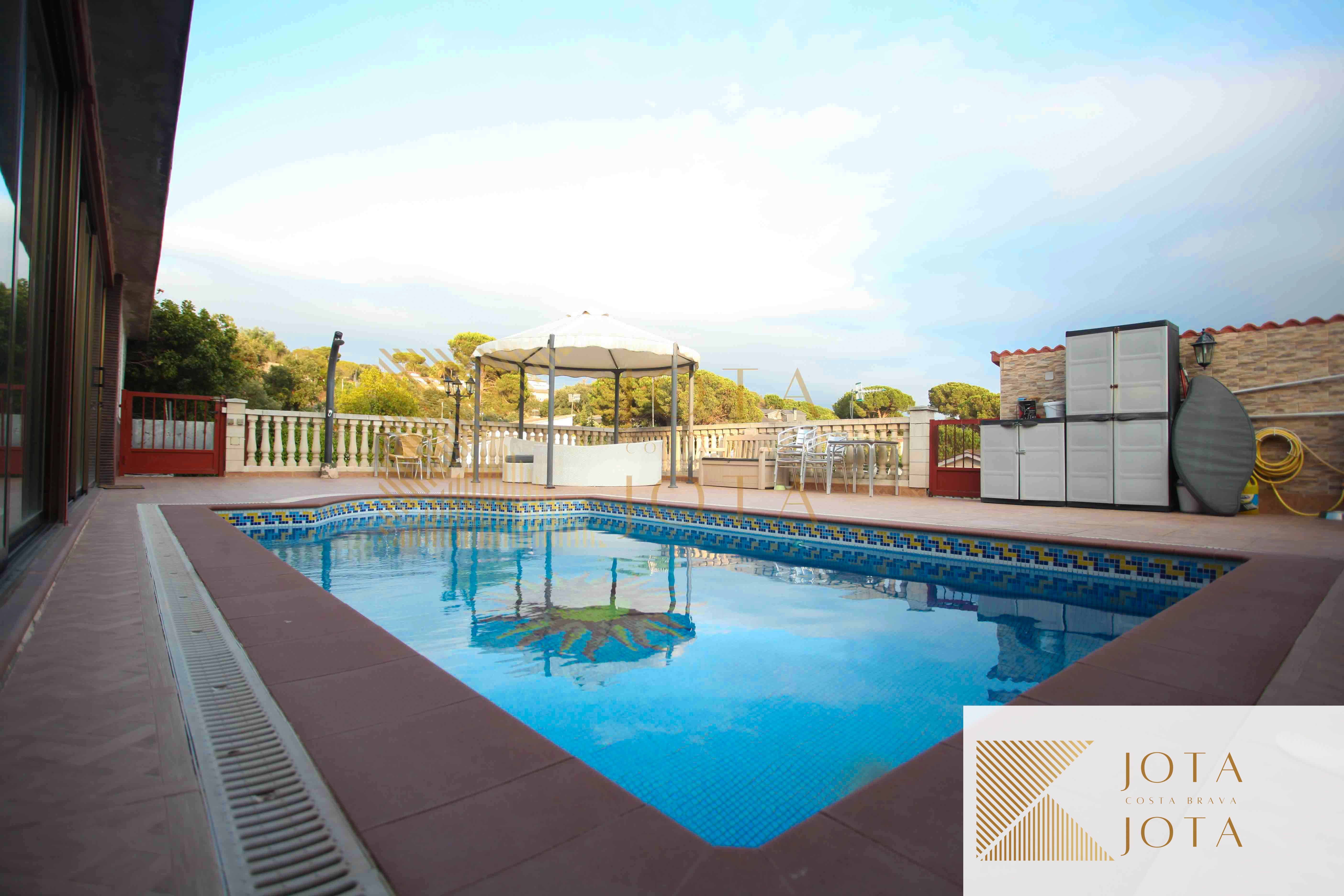 Piscina de Casa o xalet en venda en Lloret de Mar amb Calefacció, Jardí privat i Terrassa