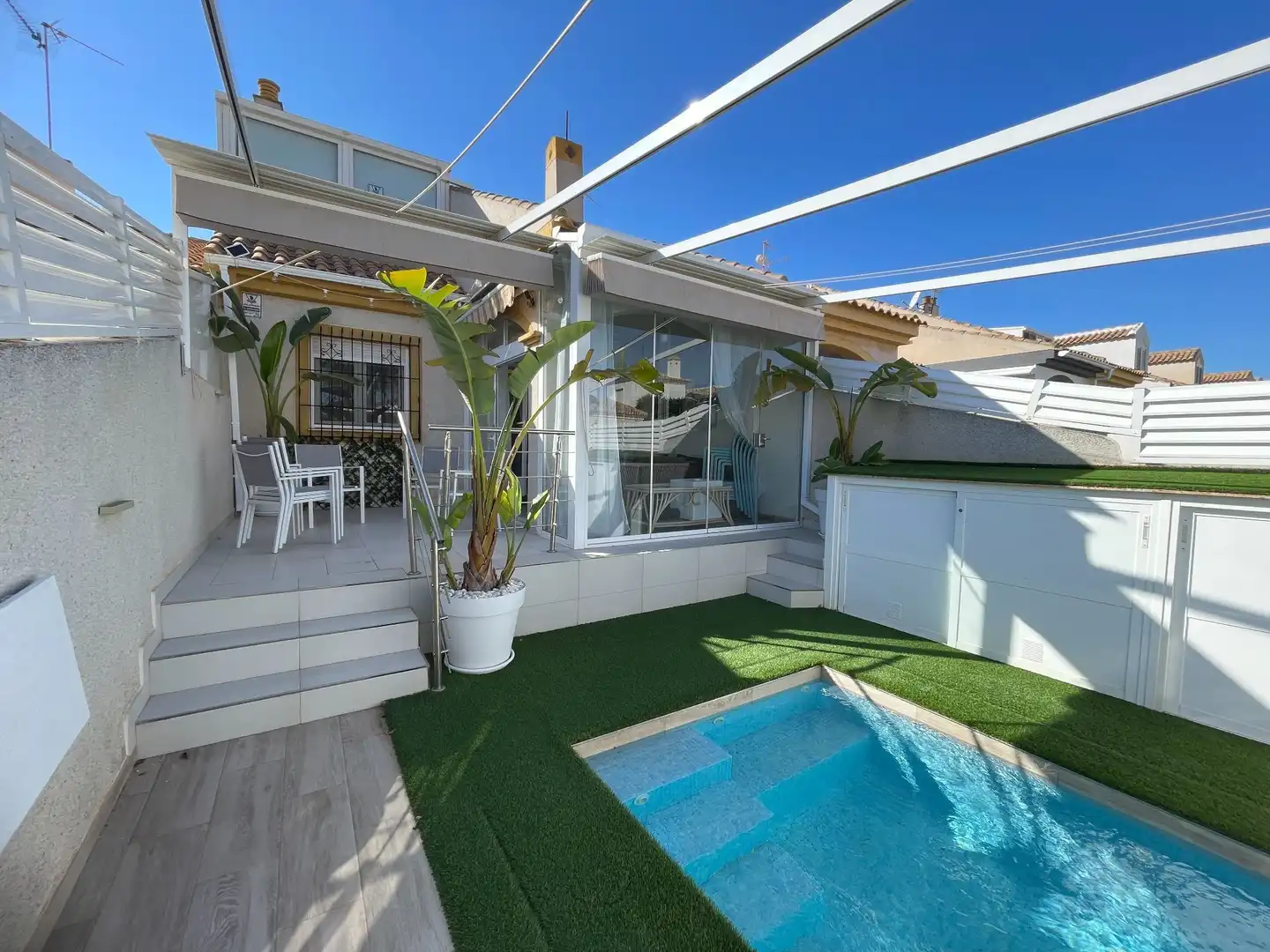 Swimming pool of Duplexes for sale in Pilar de la Horadada  with Air Conditioner, Swimming Pool and Furnished