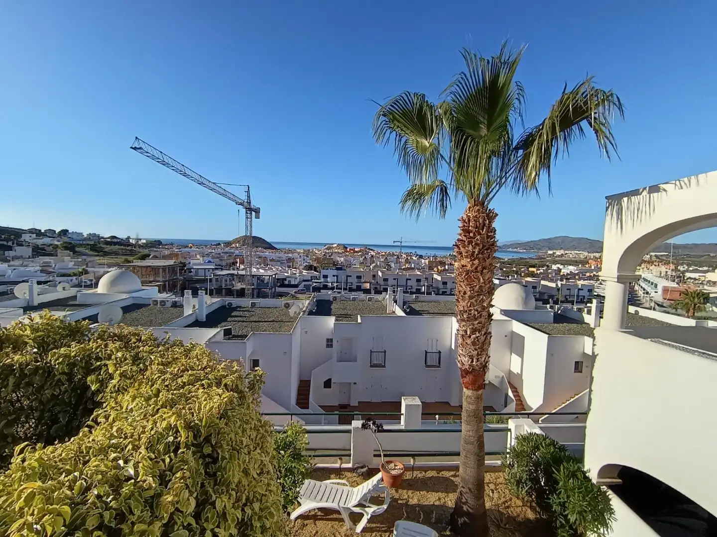 Exterior view of Flat for sale in Pulpí  with Air Conditioner, Private garden and Furnished