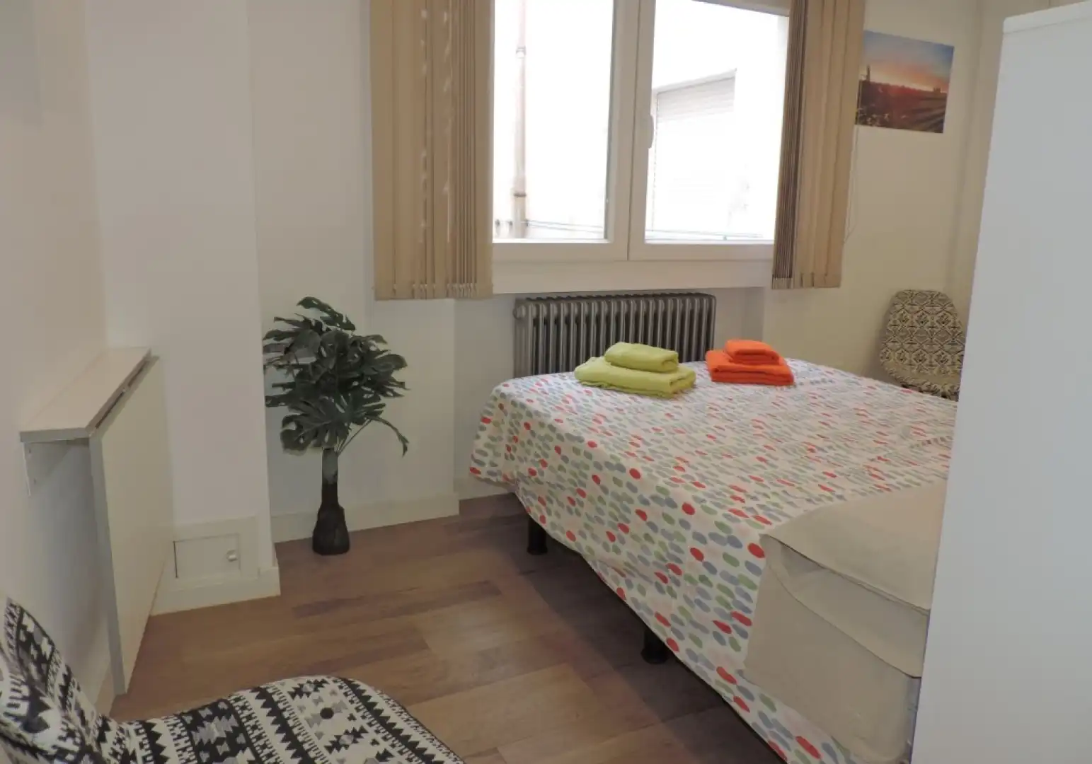 Schlafzimmer von Wohnung zur Miete in Salamanca mit Heizung und Möbliert
