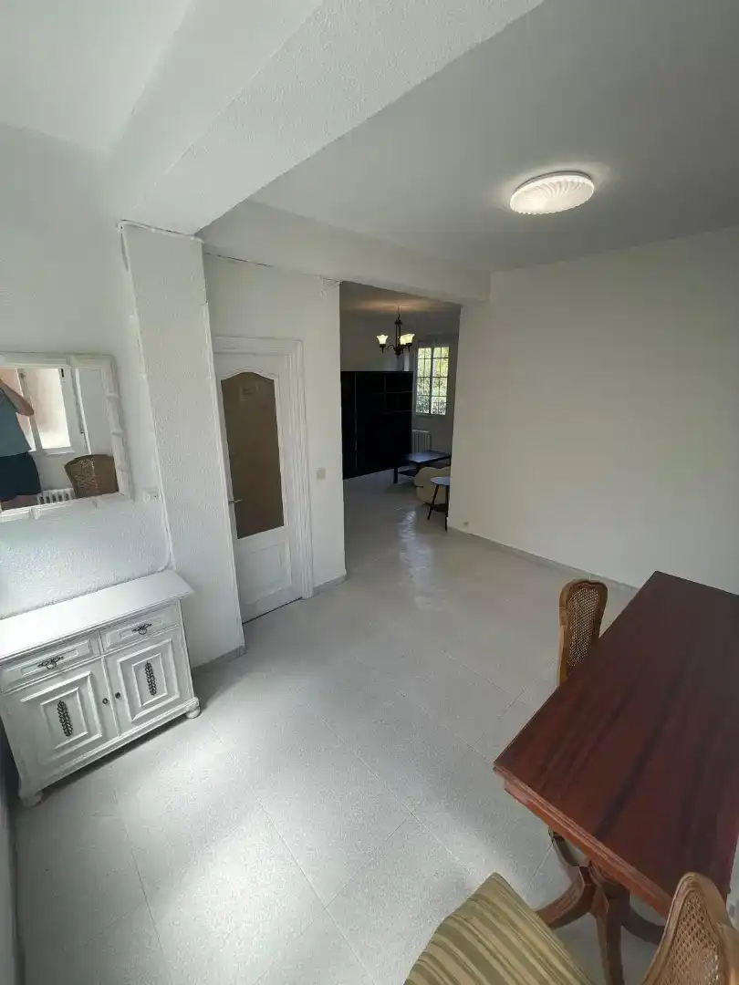 Wohnzimmer von Wohnung zur Miete in  Madrid Capital mit Klimaanlage