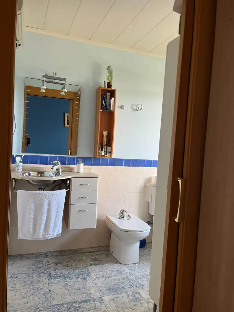 Bany de Casa o xalet en venda en Vilanova del Vallès amb Aire condicionat, Calefacció i Jardí privat